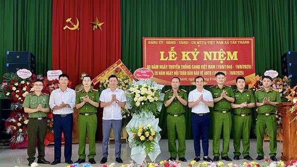 TỔ CHỨC LỄ KỶ NIỆM 80 NĂM NGÀY TRUYỀN THỐNG CÔNG AN NHÂN DÂN VÀ 20 NĂM NGÀY HỘI TOÀN DÂN BẢO VỆ ANTQ