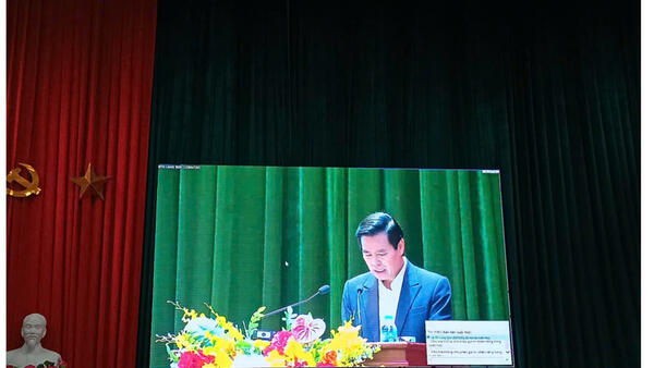 ĐẢNG ỦY XÃ TÂN THÀNH THAM DỰ HỘI NGHỊ HỌC TẬP, QUÁN TRIỆT, TRIỂN KHAI THỰC HIỆN NGHỊ QUYẾT ĐẠI HỘI ĐẢNG BỘ TỈNH LẠNG SƠN LẦN THỨ XVIII