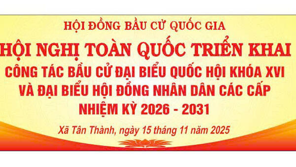 Xã Tân Thành, tỉnh Lạng Sơn: Tổ chức điểm cầu dự Hội nghị trực tuyến quán triệt Chỉ thị của Bộ Chính trị, triển khai công tác bầu cử đại biểu Quốc hội khoá XVI và đại biểu Hội đồng nhân dân các cấp nhiệm kỳ 2026 - 2031