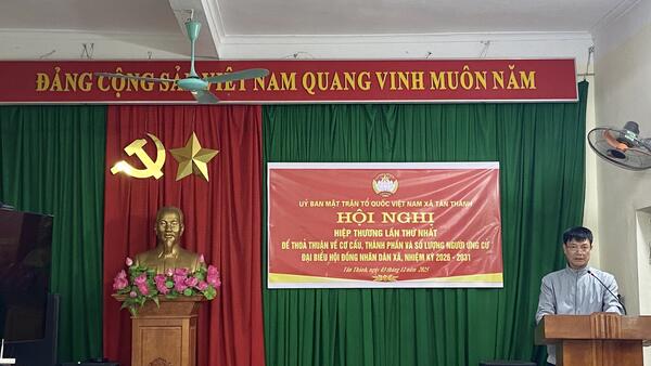 Hội nghị hiệp thương lần thứ Nhất giới thiệu người ứng cử đại biểu Hội đồng nhân dân xã nhiệm kỳ 2026 – 2031