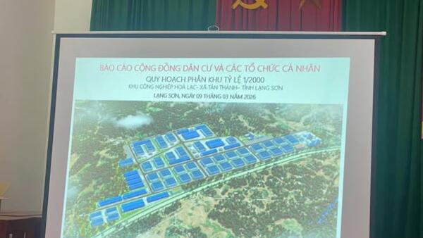 XÃ TÂN THÀNH TỔ CHỨC HỘI NGHỊ LẤY Ý KIẾN CỘNG ĐỒNG VỀ QUY HOẠCH PHÂN KHU XÂY DỰNG KHU CÔNG NGHIỆP HÒA LẠC
