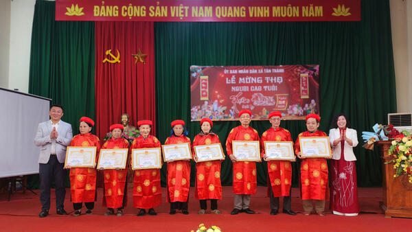 Xã Tân Thành tổ chức Lễ mừng thọ người cao tuổi năm 2026