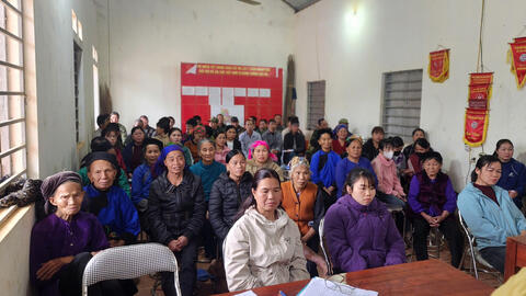 Xã Tân Thành hoàn thành lấy ý kiến tín nhiệm cử tri nơi cư trú đối với người ứng cử Đại biểu Quốc hội Và HĐND Các Cấp