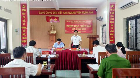 Thường trực HĐND xã Tân Thành tổ chức phiên chất vấn quý II năm 2026