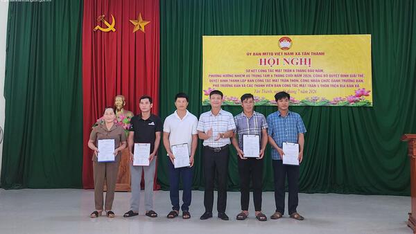 Hội nghị lần thứ Ba Ủy ban MTTQ Việt Nam xã Tân Thành, nhiệm kỳ 2025 – 2030