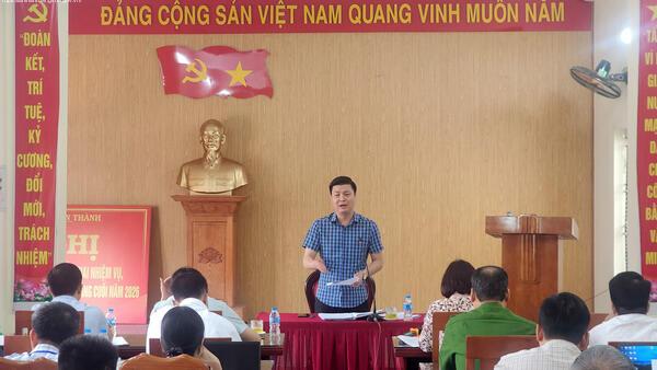 Đảng ủy xã Tân Thành họp sơ kết hoạt động các Ban Chỉ đạo 6 tháng đầu năm, triển khai nhiệm vụ 6 tháng cuối năm 2026